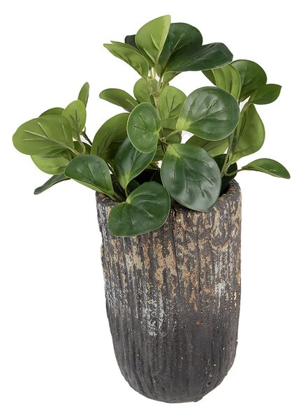 Granitový antik vysoký kvetináč - Ø15*24 cm - Clayre & Eef