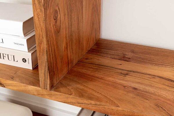 Dizajnový regál Pallaton 180 cm akácia