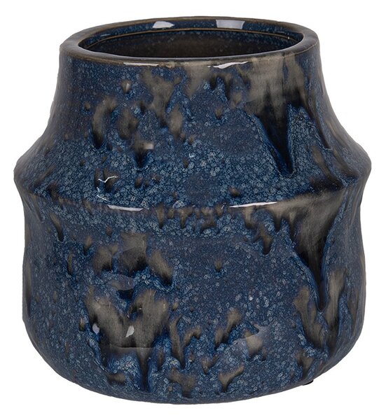 Květináč Inside Blue 15x13 cm - Ř 15x13 cm - Clayre & Eef