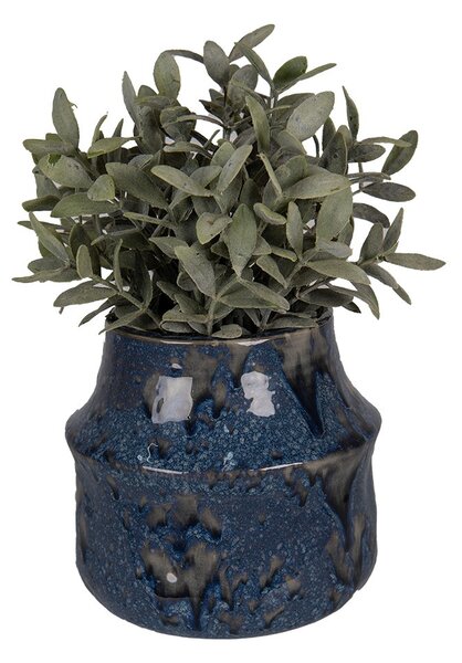 Květináč Inside Blue 15x13 cm - Ř 15x13 cm - Clayre & Eef