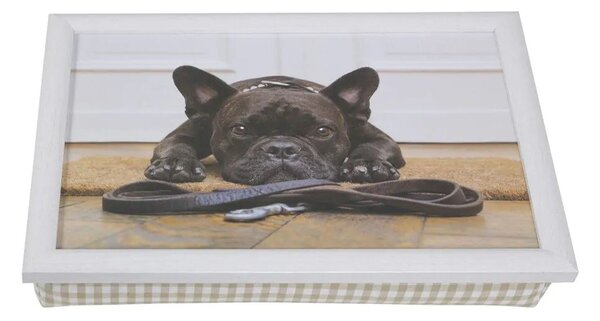 Podnos na nohy s buldočkom French Bulldog humour - 43*33*7cm - Mars & More