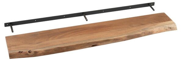 Nástenná drevená polica z akáciového dreva Gerard Acacia L - 115*26*4cm - J-Line by Jolipa