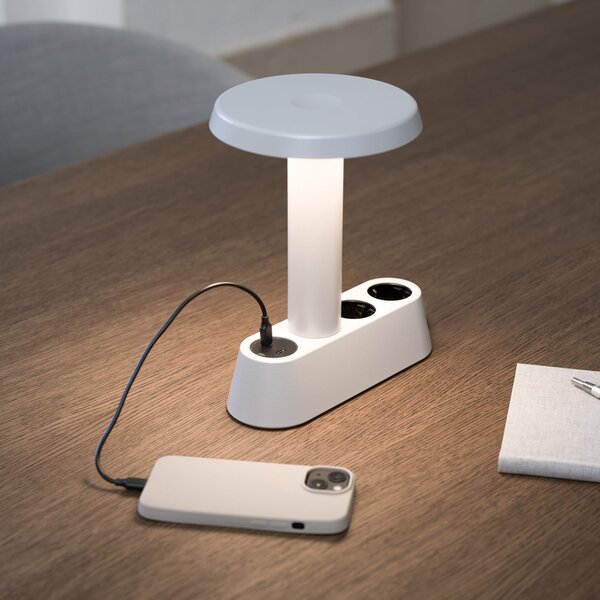 Stolové Lampa NOMAD COLLECTION, NOMAD LAMP 01, stmievateľné, Metalická, Obývacia izba, Hliník, Dizajnový