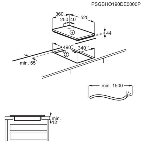 AEG IKE42640KB - Indukčná varná doska