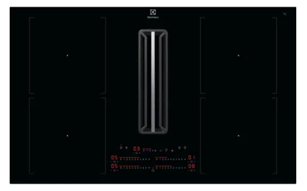 Electrolux KCC84453CK - Indukčná varná doska s odsávačom