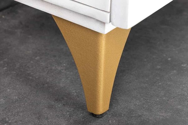 Dizajnová komoda Venetia 140 cm biele mango