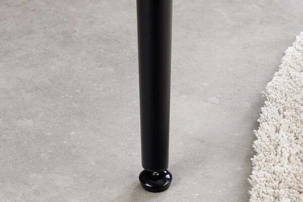Keramický jedálenský stôl Garold 120 cm antracitový