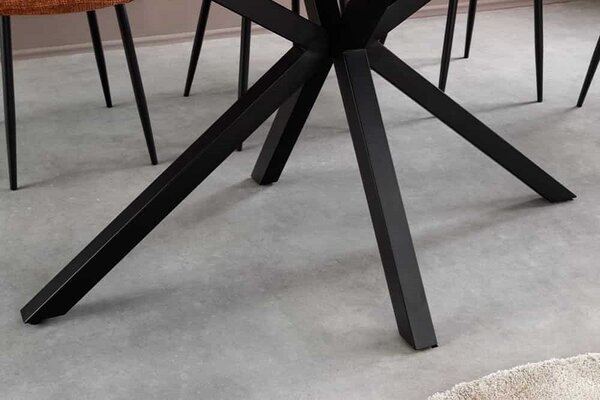 Keramický jedálenský stôl Fabrico 160 cm antracitový
