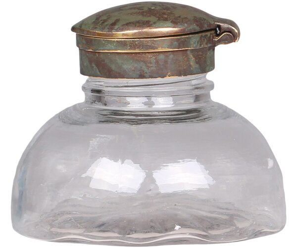 Sklenená francúzska dekoračná váza Old French - Ø 8*6cm - Chic Antique