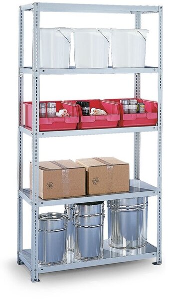 Policový regál FIX, 330 kg, 2000 x 1000 x 500 mm, základný regál