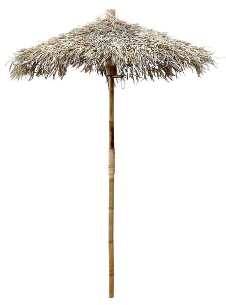 Bambusový slnečník so strechou z listov Parasol Bamboo - ∅ 160*240 cm - Chic Antique