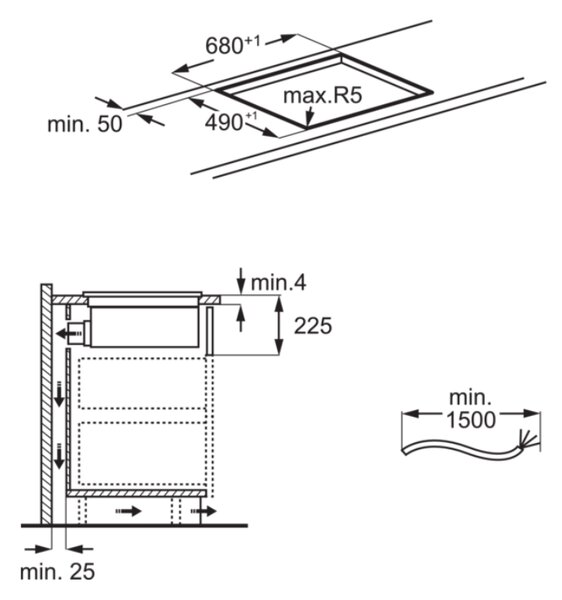 AEG NCH74B01CB - Indukčná varná doska
