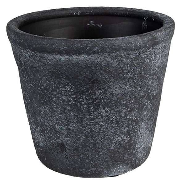 Granitový antik keramický obal na kvetináč Granit S - Ø8*7 cm - Clayre & Eef