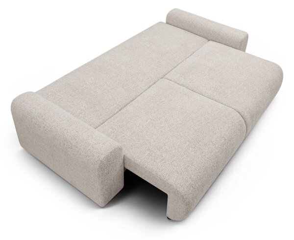 Sofa Velamo s funkciou spania - svetlá béžová szenil Bella 05