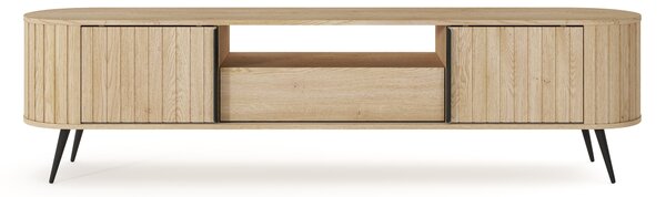 TV stolík Luvio 196 cm so zásuvkou - dub cremona