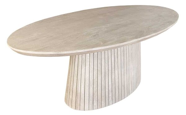 Oválny jedálenský stôl Movement 220 cm sivé mango