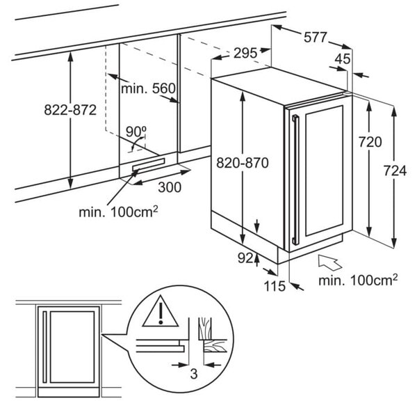 AEG AWS4020B5B - Vinotéka zabudovateľná