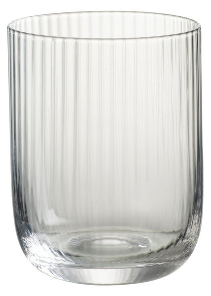 Pohárik na vodu s vrúbkovaním Ralph - Ø7*9cm / 260ml - J-Line by Jolipa