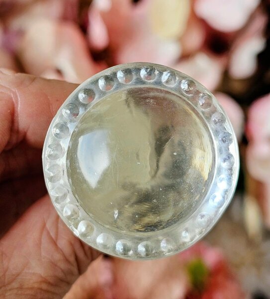 Transparentná sklenená úchytka Mai - Ø 4 cm - Chic Antique