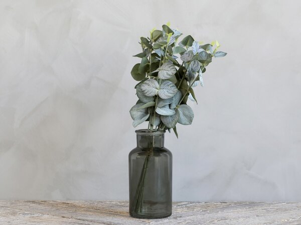 Dekorácia umelá zelená kvetina Eucalyptus bouquet - 35 cm - Chic Antique