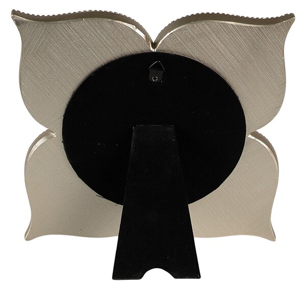 Stolové zrkadlo Flower Silver - 21*2*21 cm - Clayre & Eef