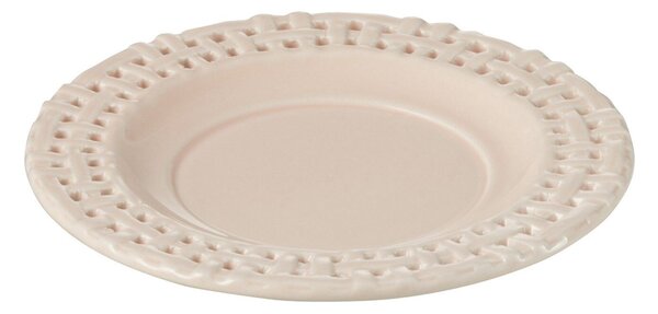 Ružová keramická šálka s tanierikom Hella Pastel Pink - 14*14*9 cm - J-Line by Jolipa