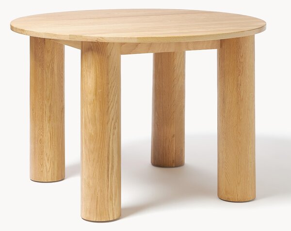 Okrúhly jedálenský stôl z dubového dreva Ohana, Ø 120 cm