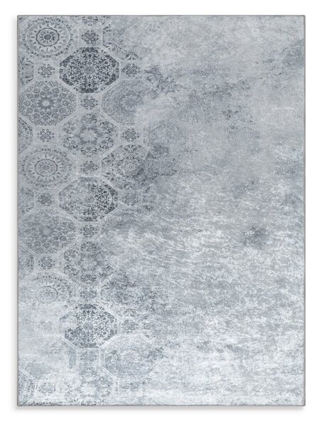 Koberec Lotus7, 120x160 cm, strieborná