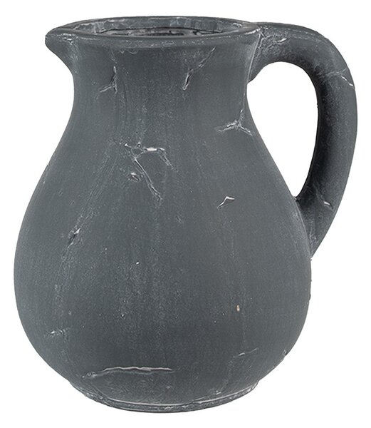 Tmavosivý dekoratívny džbán Édith L - 22*18*23 cm - Clayre & Eef