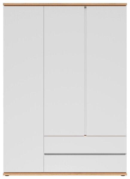 VIACÚČELOVÁ SKRIŇA, biela, dub artisan, 143/201/58 cm Xora - Online Only drobný nábytok, Online Only