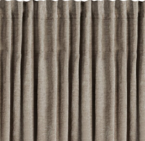 ZÁVES NA PÁSKE VANI 140X270 CM BÉŽOVÁ
