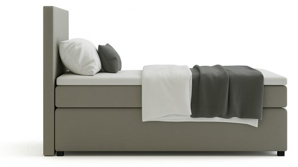 BOXSPRINGOVÁ POSTEĽ, 90/200 cm sivá MID.YOU - Online Only spálne, Online Only