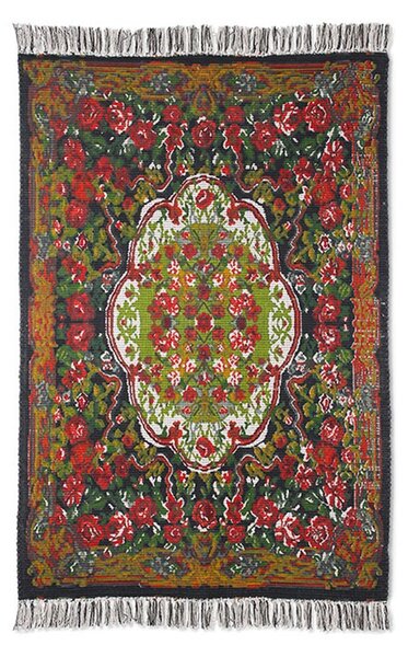 Farebný koberec s ružami Kelim rug Rose - 120 * 180cm - HKLIVING