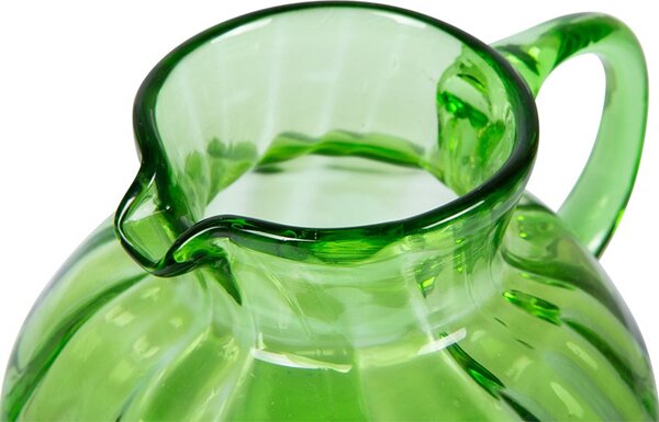 Zelený sklenený džbán The Emeralds - Ø 16*15cm/ 1400ml - HKLIVING