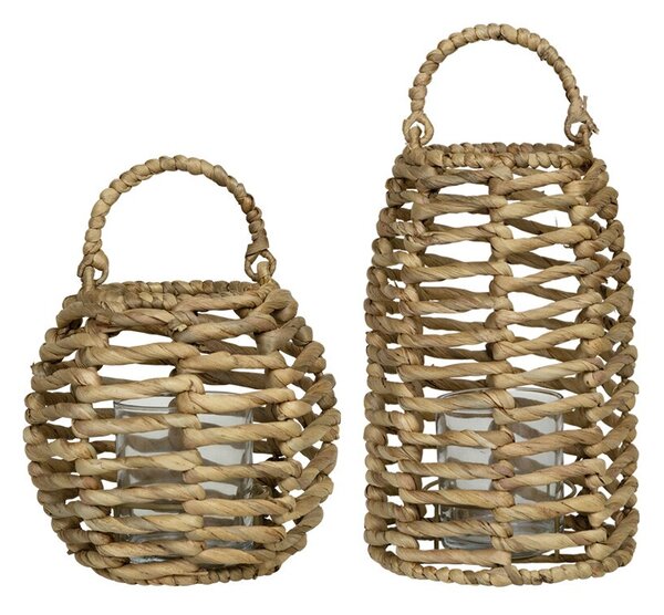 Lampáš z vodného hyacintu Muccia - 18*18*28cm - Mars & More
