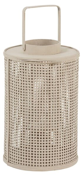 Prírodne - šedý prútený lampáš Bamboo - Ø 28*44 cm - J-Line by Jolipa