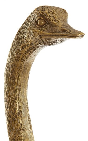 Bronzová antik stojaca lampa pštros Ostrich bronze - 38*27*95 cm / E27 - Light & Living