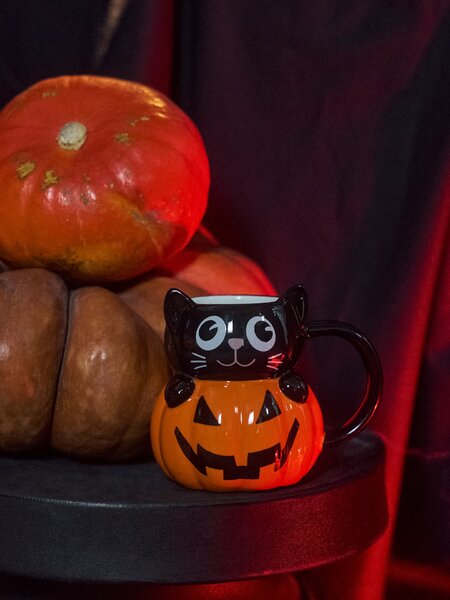 Sinsay - Keramický hrnček s uškom na Halloween - viacfarebná