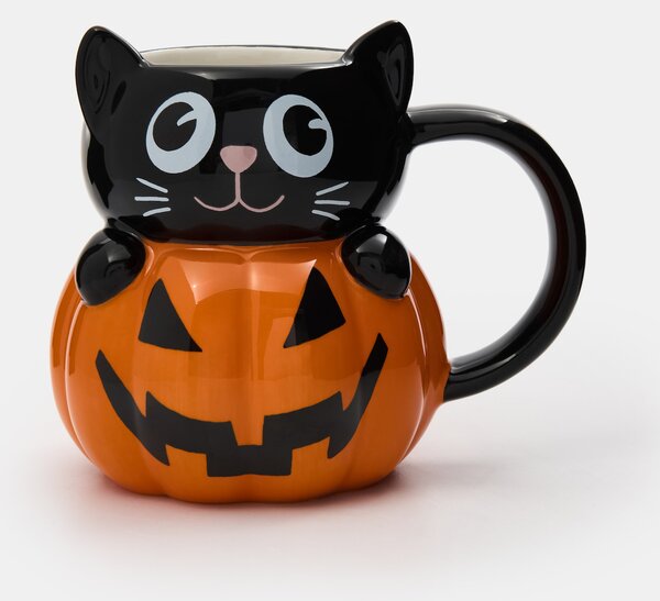 Sinsay - Keramický hrnček s uškom na Halloween - viacfarebná