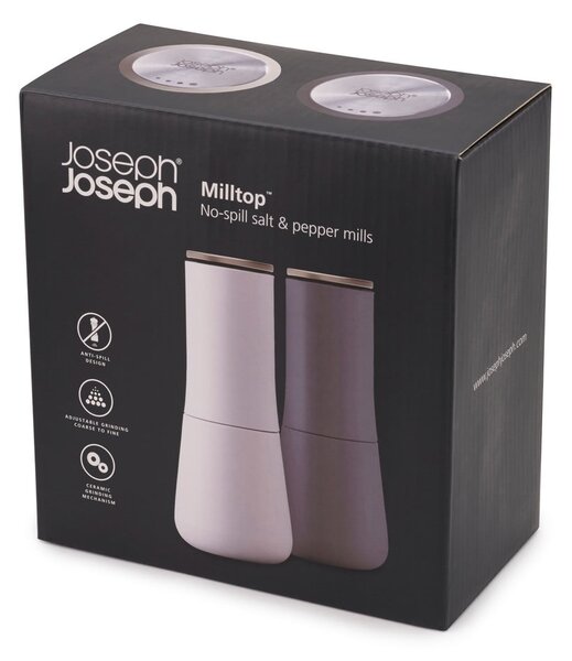 Súprava 2 mlynčekov na korenie a soľ Josoph Josoph Milltop