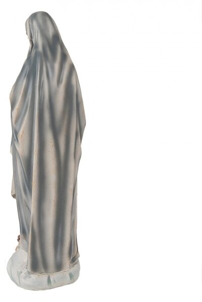 Modro-šedá dekorácia soška bábiky Márie - 11*8*35 cm - Clayre & Eef