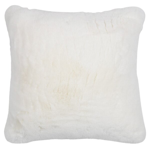 Biely plyšový mäkkučký polštár Soft Teddy White Off - 45*15*45cm - Mars & More