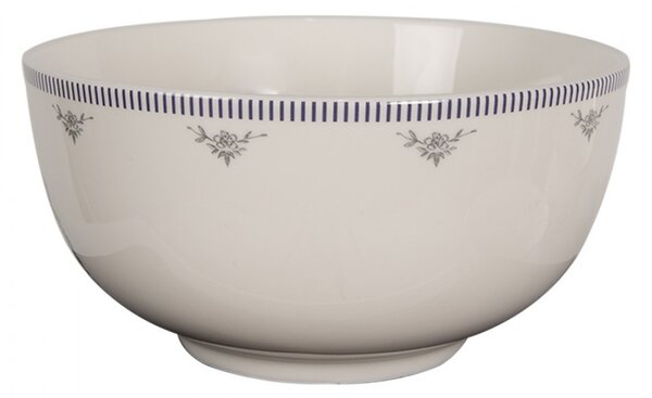 Porcelánová miska s kohútom Devine French Roster - Ø 14*7cm/ 500ml - Clayre & Eef