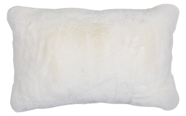 Biely plyšový mäkučký vankúš Soft Teddy White Off - 30*15*50cm - Mars & More