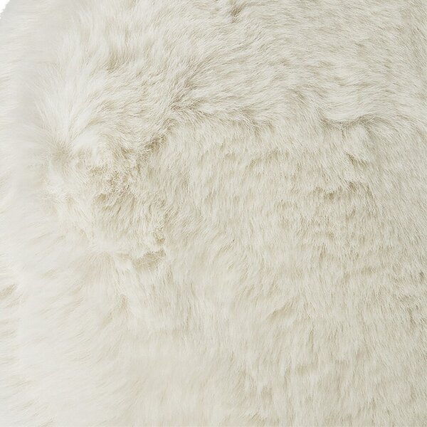 Biely plyšový mäkkučký polštár Soft Teddy White Off - 45*15*45cm - Mars & More