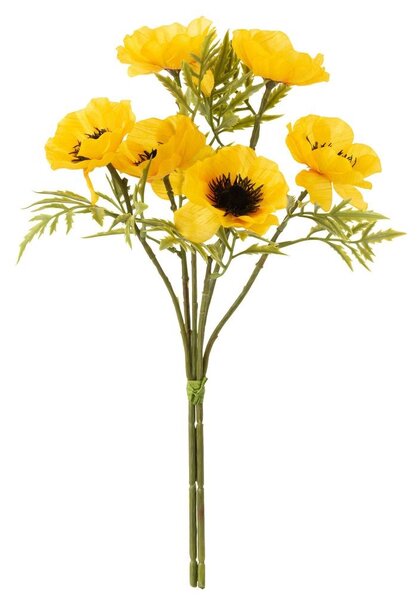 Vetvička s lososovými kvetmi Blossom - 80 cm - J-Line by Jolipa