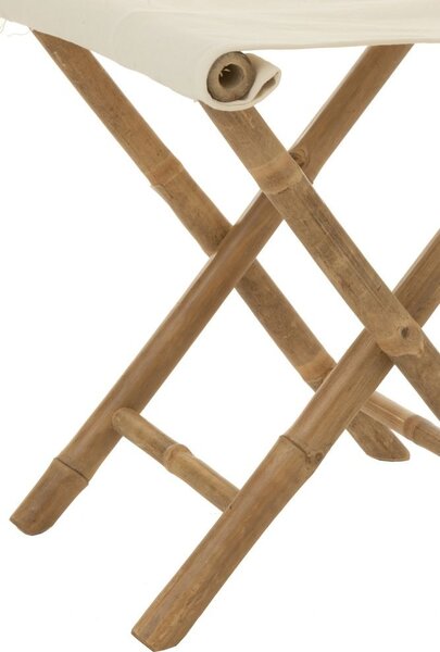 Prírodná bambusová stolička Bamboo Natural - 40*40*42cm - J-Line by Jolipa