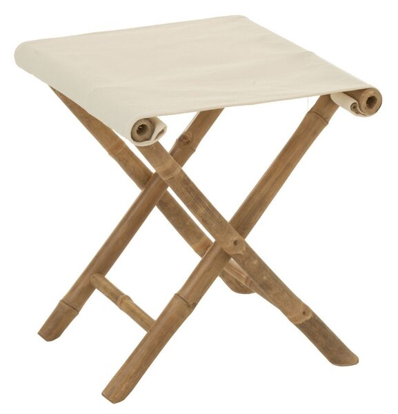 Prírodná bambusová stolička Bamboo Natural - 40*40*42cm - J-Line by Jolipa