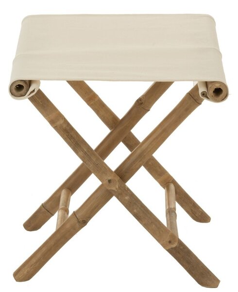 Prírodná bambusová stolička Bamboo Natural - 40*40*42cm - J-Line by Jolipa