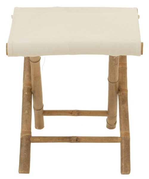 Prírodná bambusová stolička Bamboo Natural - 40*40*42cm - J-Line by Jolipa